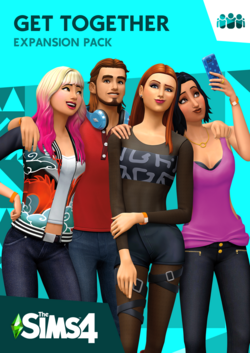 The Sims 4: Get Together packshot box art