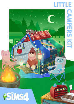 The Sims 4: Little Campers Kit packshot cover box art