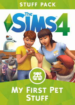The Sims 4: My FIrst Pet Stuff packshot box art cover