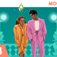 The Sims 4: Midnight Chic Kit Key Art