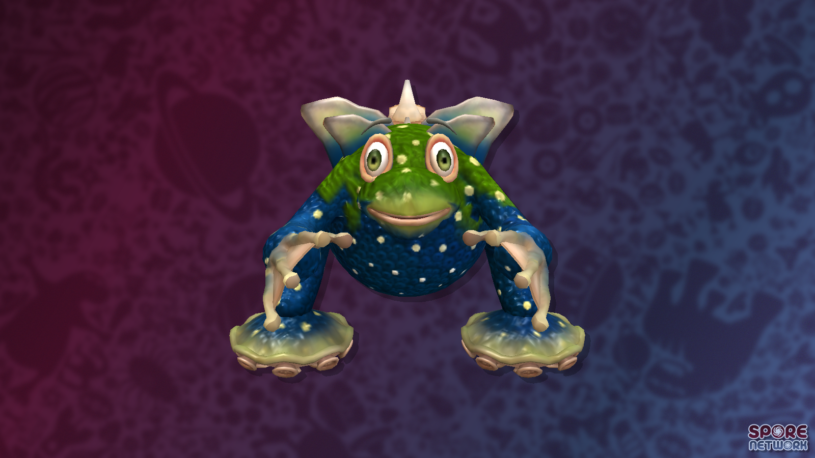 The Froggurrr Spore Creature by Rosana at SporeNetwork